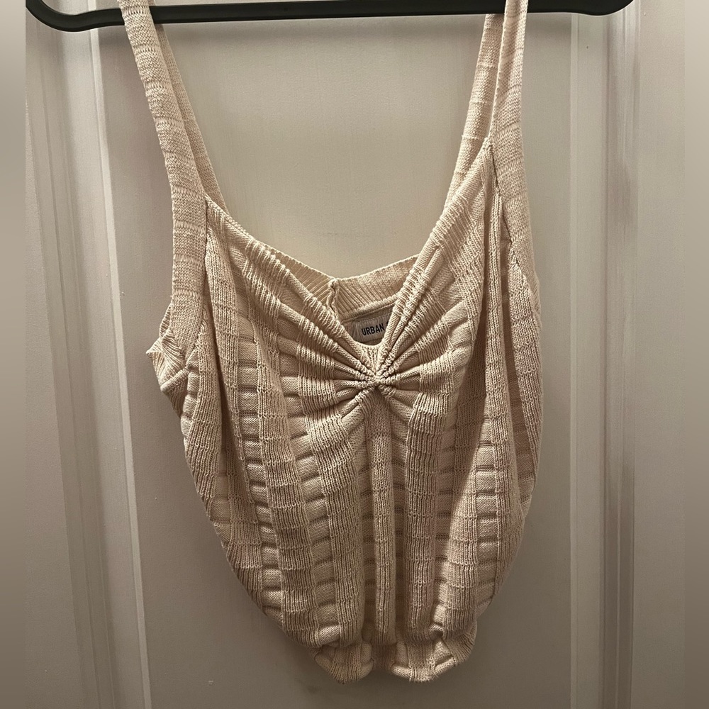 Urban Outfitters Ruched Kint Tank Top